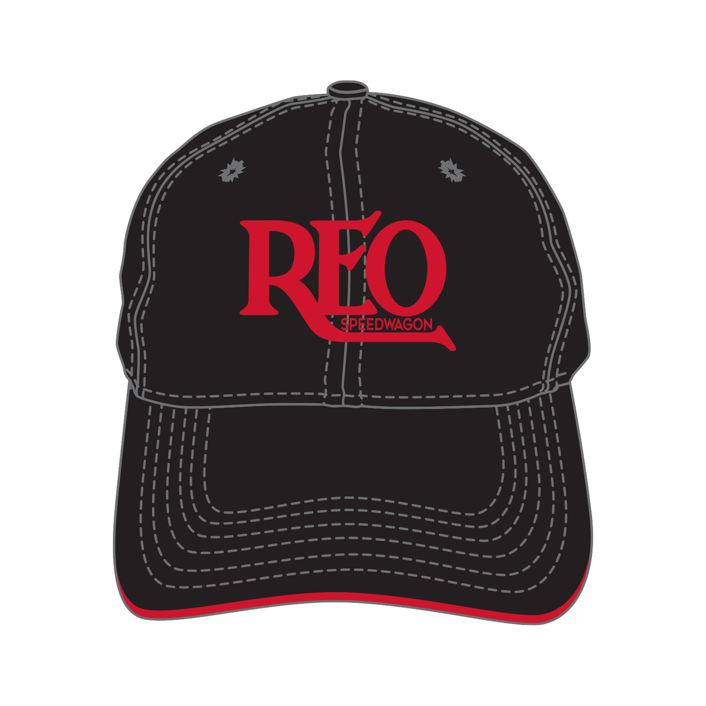 REO Speedwagon Red Logo Hat